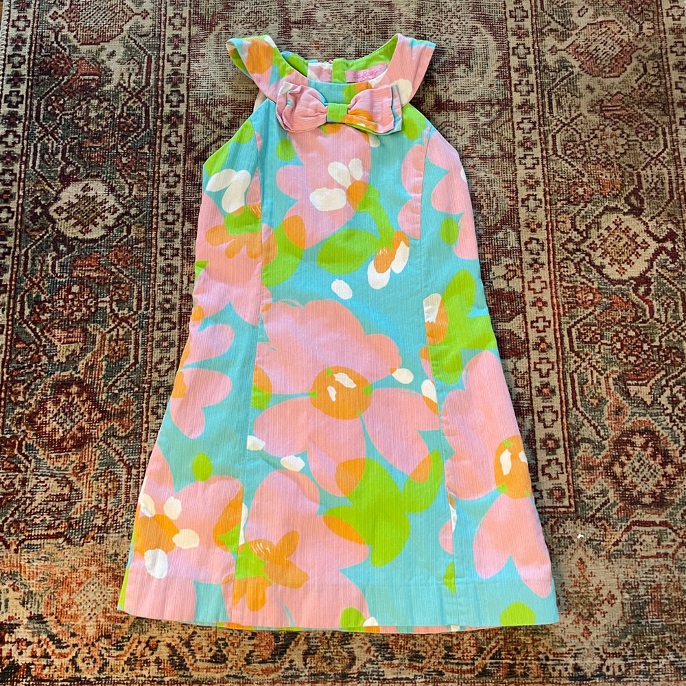 Lilly Pulitzer Inara Shift Dress Shorely Blue Mojo
